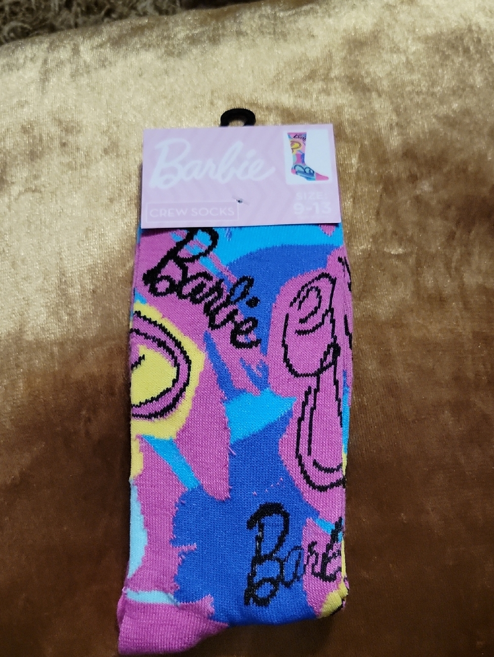 Barbie Colorblock Crew Socks